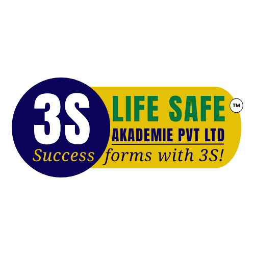 3S Lifesafe Akademie logo featuring a modern design with a green and blue color scheme, symbolizing safety, growth, and professional training expertise.